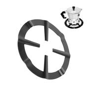 Agatige Reductor De Anillo De Gas, 5.2x5.2x0.1In Reductor De Estufa De Gas De Hierro Inoxidable, Estante Para Cafetera, Cocina De Ga, Accesorios Para Olla Moka Para Utensilios De Cocina Domésticos