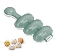 Agatige Rice Ball Maker Shake, DIY Lunch Rice Ball Shaker Molde de decoración de alimentos para herramientas de cocina(Verde)