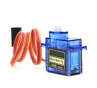 Agatige SG90 Micro Servo Motor, 90°-180° Mini Servo Kit Metal Geared Servo Motor Set para RC Helicóptero Avión Coche Barco Robot Brazo Mano Caminar Servo Control de Cerradura de Puerta