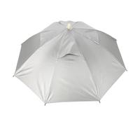 Agatige Sombrero de Paraguas de Pesca, 25.59 Pulgadas, Gorra de Paraguas Manos Libres para Exteriores, Impermeable, protección UV, Sombrero de Pesca Ligero, Plegable, Ajustable, Gorra