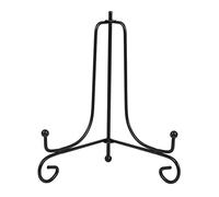 Agatige Soporte de pantalla de hierro, soportes de exhibición clásicos de hierro platos decorativos para placas para placas de tazón marco de fotos Artwor (6 pulgadas)