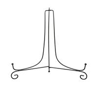 Agatige Soporte de pantalla de hierro, soportes de exhibición clásicos de hierro platos decorativos para placas para placas de tazón marco de fotos Artwor (12 pulgadas)