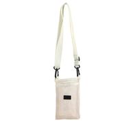 Agatige Soporte para Botella de Agua con Correa, Bolso Bandolera Ajustable de Malla de Nailon para Botella de Agua con Bolsillo para teléfono para Senderismo, Caminar, Viajar (Beige)