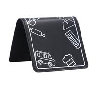 Agatige Soporte Plegable para teléfono de avión, Soporte Flexible portátil para teléfono móvil con Solapa de Vuelo, Soporte para Tableta para Escritorio de Viaje, Cama, Cinta de Correr (Negra)