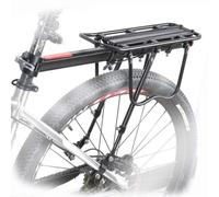Agatige Soporte Trasero para Bicicleta de 110 lbs/50KG, Soporte Universal Ajustable para Equipo de Ciclismo, portaequipajes para Bicicleta con Reflector