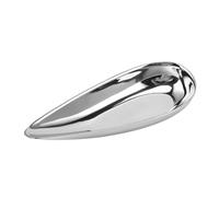 Agatige Tazas de Salsa de Acero Inoxidable, Mini Tazas de Condimento de Metal Reutilizables con Forma de Semilla de Melón, Tazones de Inmersión Pequeños para Condimentos, Frutas, Nueces, (XS)