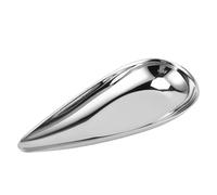 Agatige Tazas de Salsa de Acero Inoxidable, Mini Tazas de Condimento de Metal Reutilizables con Forma de Semilla de Melón, Tazones de Inmersión Pequeños para Condimentos, Frutas, Nueces, (l)