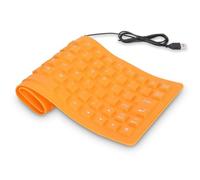 Agatige Teclado con Cable de 85 Teclas, Teclado de Silicona USB Teclado Enrollable Silencioso Teclado Plegable a Prueba de Polvo para PC Portátil iOS, Androd, Ventana