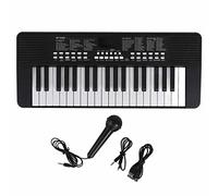 Agatige Teclado Electrónico Portátil de 37 Teclas, Teclado de Piano Eléctrico Digital, Piano Recargable con Conector para Auriculares para Niños