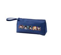 Agatsuma Zen'it - Estuche para lápices Tomioka Giyuu, estuche para lápices de anime Kamado Tanjiro, estuche de gran capacidad con correa de asa, organizador de maquillaje, monedero, Azul tipo 6, 21 x
