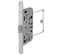 AGB - Cerradura Mediana Evolution con pestillo central - Llave tipo Patent - Fabricada en latón