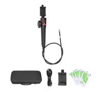 AGC 180 Kit de endoscopio Industrial de Alta definición con cámara de 8 mm IP67 a Prueba de Agua Dirección de 180° Grabación HD 6 Luces LED para reparación de vehículos (Tubo Serpiente 500cm)