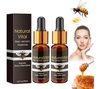 agctrler 2 unidades de suero de veneno de abeja contra las arrugas facial, veneno de abeja, suero antienvejecimiento, esencia venenosa de abeja, mejora la humedad, la decoloración de la piel, líneas