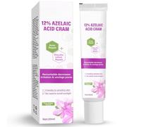 agctrler Ácido azelaico, 12% crema de ácido azelaico, eficaz cuidado facial rosácea, aclara las espinillas y elimina el acné, adecuado para todos los tipos de piel y pieles sensibles, 20 ml