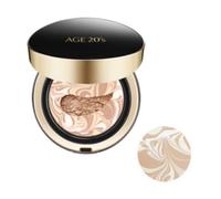 Age 20's - Signature Essence Cover Pact Intense Cover (with Refill) - 14g - No.21 Light Beige