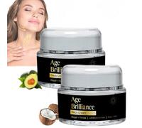Age Brilliance Crema reafirmante para el cuello, crema para el cuello Platysma Renew con súper trío y siete nutrientes potentes, crema de cuello reafirmante y reafirmante, estiramiento instantáneo de