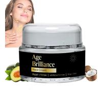 Age Brilliance Crema reafirmante para el cuello, crema para el cuello Platysma Renew con súper trío y siete nutrientes potentes, crema de cuello reafirmante y reafirmante, tensa instantáneamente la