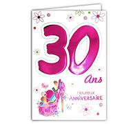 Age MV 69 - 2029 tarjeta 30 cumpleaños mujer, diseño Belle femenina belleza maquillaje tacón Mode