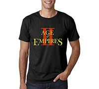Age of Empires II Tshirt Cotton tee T-Shirt For Men's Black L