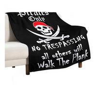 Ageksten Pirates Only All Others Will Walk The Plank - Manta suave y ligera, regalos para niños, hombres, mujeres, regalos de cumpleaños, 150 x 200 cm