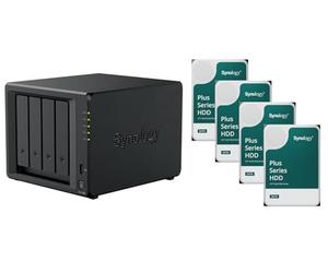agemeo NAS DiskStation DS425+ con 4 discos duros de 8 TB HAT Plus y 6 GB de RAM, total de 32 TB