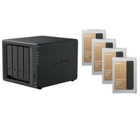 agemeo NAS DiskStation DS425+ con 4 x SSD 480 GB Enterprise y con 2 GB de RAM, total: 1,92 TB