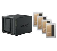 agemeo NAS DiskStation DS925+ con 4X SSD 480GB Enterprise y 4GB RAM, Total: 1,92 TB