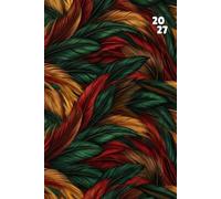 Agenda 16x24 Semainier Vertical: Coq Imprimé | 1 Semaine sur 2 Pages avec Horaire pour Rendez-Vous | Planificateur Hebdomadaire 12 Mois de Janvier à ... | Couverture Souple Sans Spirale | Konomolok.