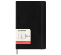Agenda 18 Meses 2025-2026 Diaria Large Negra Tapa Blanda Moleskin