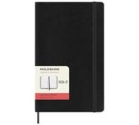 Agenda 18 Meses 2026-2027 Diaria Large Negra Tapa Blanda