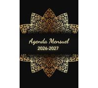 Agenda 2 ans 2026 2027: Format de Poche A5 - Couverture Mate - Planning Mensuel - 24 Mois - du Premier Janvier 2026 au 31 Décembre 2027 - Organisation Personnelle et Professionnelle