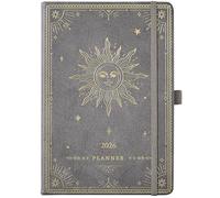 Agenda 2022 - Agenda semanal mensual de 18 meses 2022, julio de 2022 a diciembre de 2023, 6.3 x 9.7 cm, piel sintética suave con papel grueso, lazo para bolígrafo, bolsillo trasero con 32 páginas de notas, color gris