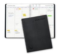 Agenda 2024 2025 con Vista Semanal - A5 Planificador 2024 2025 Semana Vista - Diario Espiral que Inspira Productividad - Intervalos de 30 minutos - Julio 2024 a Agosto 2025 - en Español