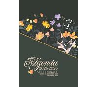 Agenda 2025-2026: 16 mesi da Settembre 2025 a Dicembre 2026, Una settimana in due pagine | Con Pagine di Note, Vacanze, Lista Delle Cose da Fare | Formato A5.