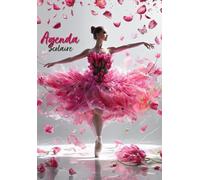 Agenda 2025-2026: Organisateur et Planificateur Journalier pour fille | 2 Jours Par Page | Couverture Danseuse Danse Classique