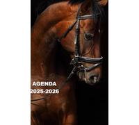 AGENDA 2025 2026: Planificateur scolaire CHEVAL ( Septembre 2025/juillet 2026) pour Etudiant, lycée, collège, primaire Une page un jour Format A5