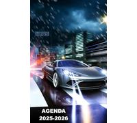 AGENDA 2025 2026: Planificateur scolaire voiture de sport voiture de luxe ( Septembre 2025/ juillet 2026) pour Etudiant, lycée, collège, primaire Une page un jour Format A5