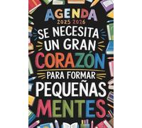 AGENDA 2025 2026: Regalo Para Profesor | Elegante Planificador Semanal Para Profes.