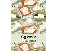 Agenda 2025-2026: Regalo per Gli Amanti dei Gatti, Mamma Gatto, Veterinario, Proprietari di Gatti, Calendario, Pianificatore Settimanale Mensile