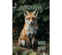 Agenda 2025-2026: Scolaire renard | Journalier (une page par jour) | Septembre à Juillet | 14,8 x 21 cm | Collège et Lycée et primaire | Animal & animaux | garçon et fille.