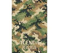 Agenda 2025-2026: Scolaire Thème militaire | Journalier (une page par jour) | Septembre à Juillet | 14,8 x 21 cm | Collège et Lycée et primaire | militaire et armée | garçon et fille.