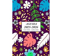 Agenda 2025 2026 Semainier horizontal a5: 1 semaine sur 2 pages - 12 mois d'Août 2025 à Juillet 2026