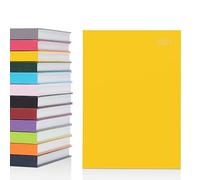 Agenda 2025 A4, A5, día por página, planificador anual completo, organizador académico para el hogar, oficina, escuela (A5 página por día, amarillo)