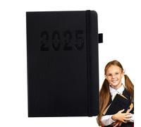Agenda 2025, agenda diaria 2025 | Bloc de notas para agenda, agenda Smooth Writing para casa, escuela, trabajo, viajes y viajes de negocios