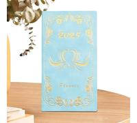 Agenda 2025 - Agenda diaria A6 2025 - Libro de escritura, planificador de diseño diario, bloc de notas de horario diario, planificador académico para mujeres y hombres