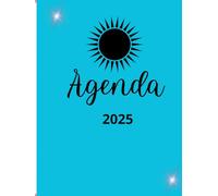Agenda 2025 Azul inspiracion, organiza tu éxito con motivación diaria agenda de 8".5X11": Planifica tu Año, Mes, Semana y Día con Inspiradoras Frases Mensuales.