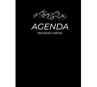 Agenda 2025 con planificación mensual y semanal, agenda 8.25x11: Planifica tu 2025 con 6 meses de organización: 24 semanas con secciones para notas, finanzas y planificación mensual y semanal