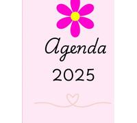 Agenda 2025 con planificador mensual, semanal y diario de enero a diciembre, medidas 8.5x11 pulgadas: Con Frases motivadoras y colores brillantes que te ayudaran dia a dia a alcanzar tus metas