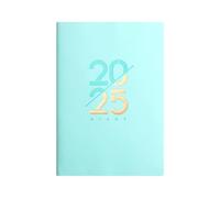 Agenda 2025 - Cuaderno académico de seguimiento de hábitos, organizador de libro de trabajo A5 de 8 x 6 pulgadas con seguimiento mensual y semanal, notas conmemorativas y páginas de planificación para