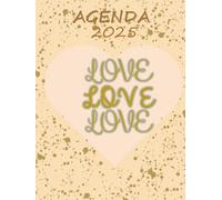 AGENDA 2025: Cute ♡♡♡ para amantes del amor - love lovers, tamaño 8.25 x 11 IN (209,55 x 279,4 mm), tapa dura color rosa, 546 páginas a color en papel ... ¡Haz de cada día una celebración del amor!